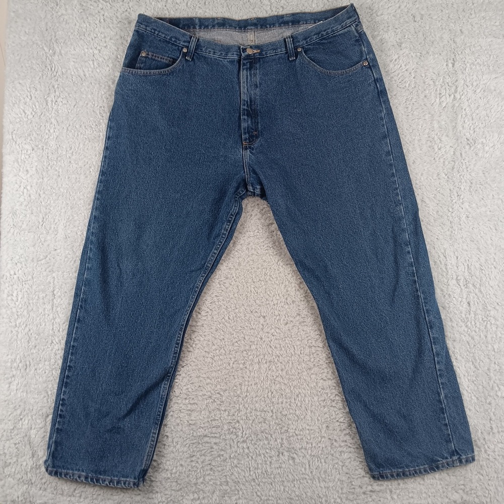 Wrangler Hero Authentic Jeans Mens 42x30 Relaxed‎ Fit Medium Wash Blue 9760WDR